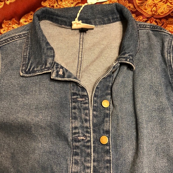 BRAND NEW Gauze Denim Blazer Jacket - XL - Picture 3 of 6